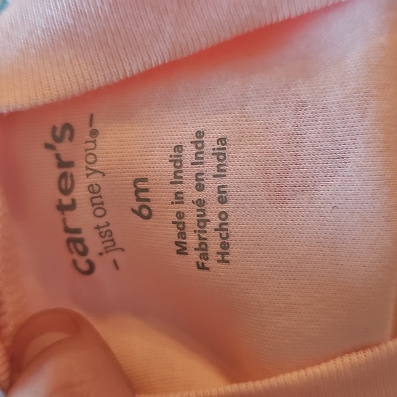 E Two Piece Footed Pajamas With Hat size 6 months of age Christmas - Picture 3 of 8